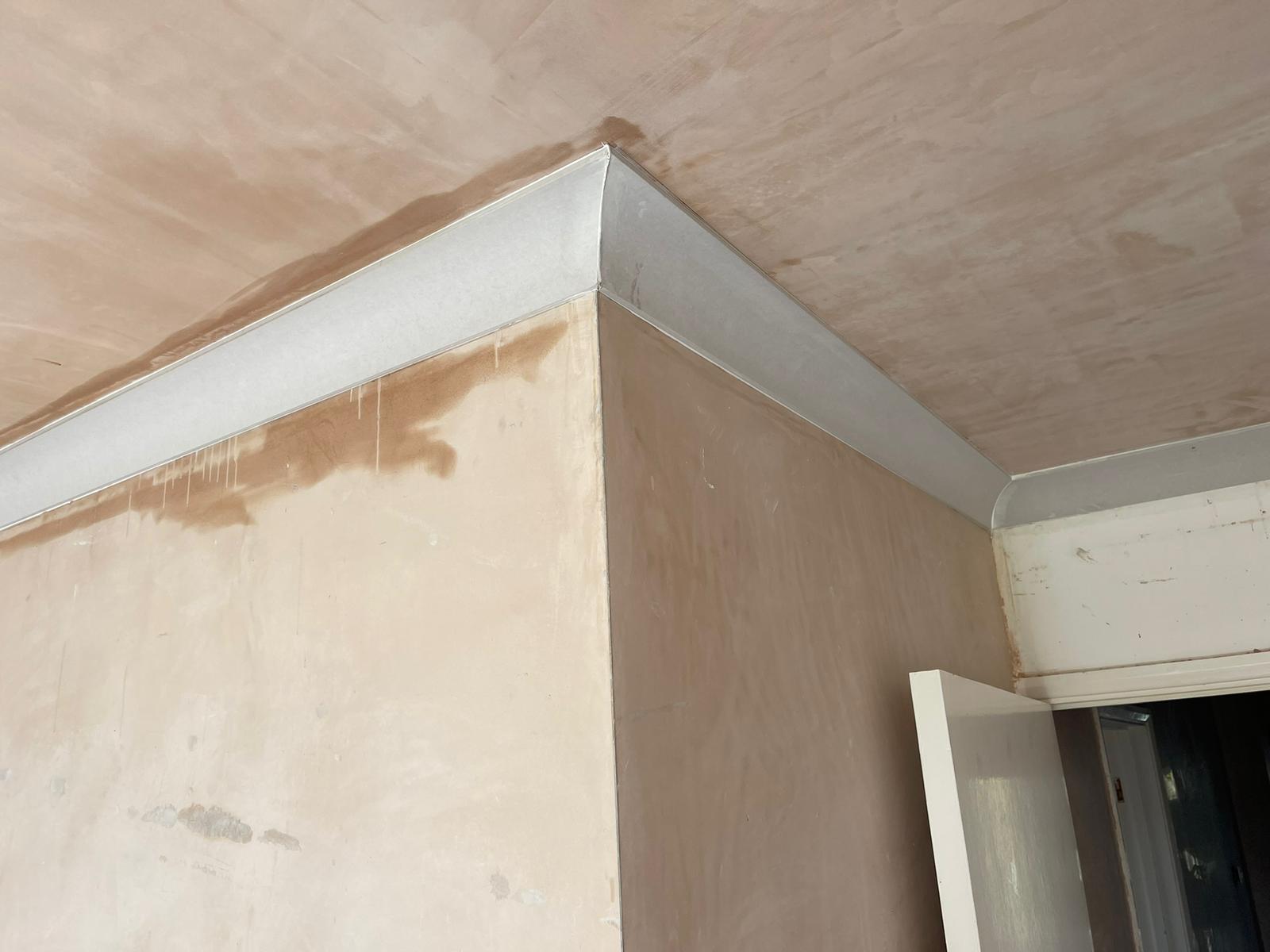 Bedroom coving installation completed by Prestige Property Solutions at a property in Rochester, Kent